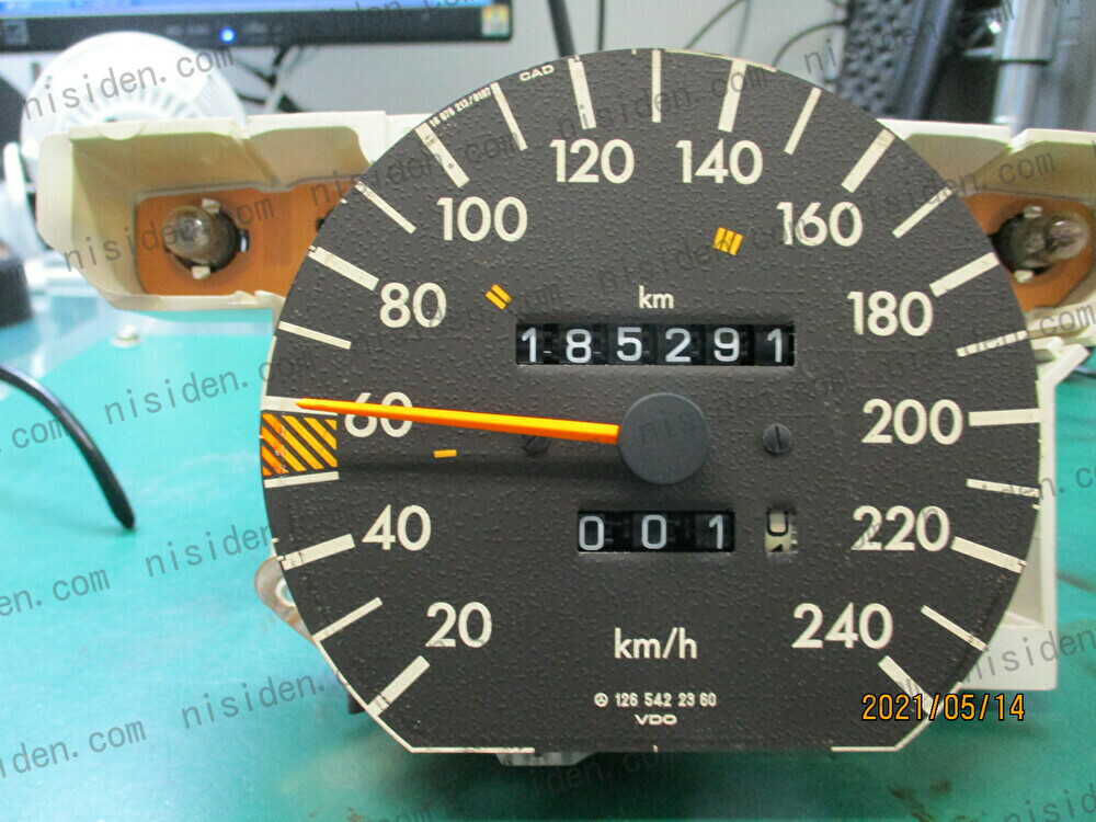 Mベンツ123-280E用メーターセツト販売-右タコメータータイプ