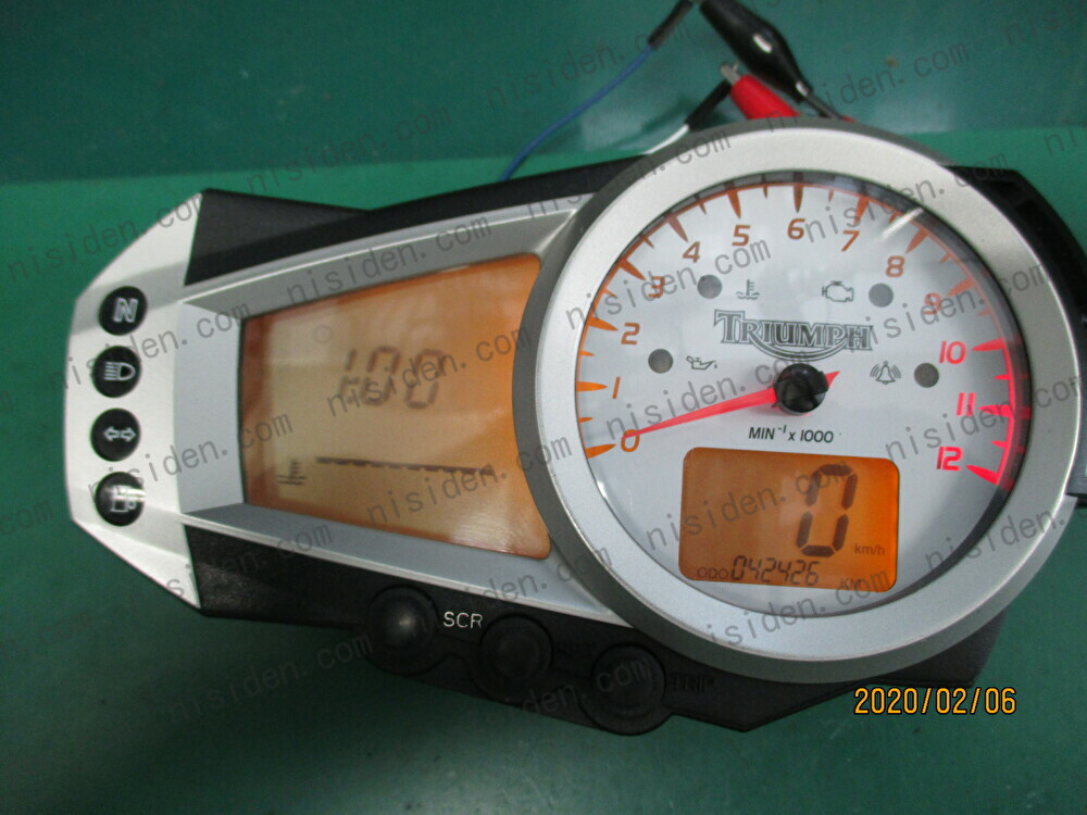 ボンネビルT100 スピードメーター トライアンフ(TRIUMPH) 純正